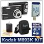 Kodak EasyShare M893 8.2MP Digital Camera (Black) Sensible Best-Selling-Savings Bundle