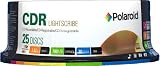 Polaroid PRCDRLS025S Lightscribe CD-R (25 Pack/Spindle)