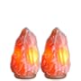 7-inch - IIndus Classic Special Mother Day Gifts Packof 2, Himalayan Crystal Salt Lamps 5~7 Pounds. Get Free 125 Grams Gourmet Pink Edible Food Grade Salt.