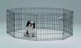 Midwest Container 8 Panel Exercise Pen Black 24x24 Inch - 550-24