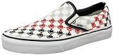 VANS Classic Slip Ons Checkerboard Skate Shoes Sneakers Canvas Pukas Surf Star Logo Grey