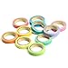 HeroNeo® 10x Decorative Washi Rainbow Sticky Paper Masking Adhesive Tape Scrapbooking DIY (10pcs Rainbow Tape)