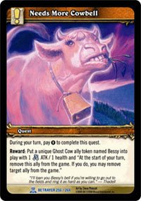 Needs More Cowbell - Servants of the Betrayer - Rare [Toy]