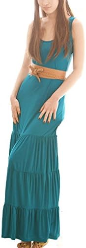 Chiffon Lace Dress Casual Loose Plus Size Women Clothing SkyBlue SizeL