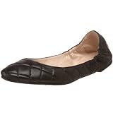 ALL BLACK Womens Diamond Quilt Ballet Flat