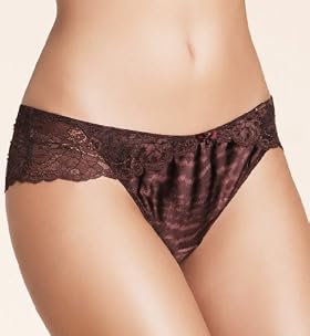 Autograph Animal Print Lace Brazilian Knickers with Silk Autograph Animal Print Lace Brazilian Knickers with Silk