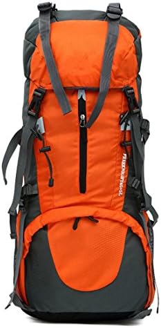 Large-capacity Professional Outdoor Backpack Waterproof Mountaineering Bag Travel Sports Backpack , orange
