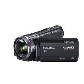 Panasonic X900 Full HD 1920 x 1080p (50p) 3D Ready Camcorder with Built-In Viewfinder - Black (3MOS Sensor, 23x Intelligent Zoom, SD Card Recording, Leica Dicomar Lens and Manual Control Ring) 3.5 inch LCD