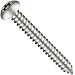 Plain 18-8 Stainless Steel Tamper Resistant Sheet Metal Screw, USA Made, Button Head, Tamper Resistant Pin-In-Star Drive