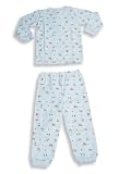 Adorable Cottons - Toddler Boys 2-Piece Pajama Set, Lt. Blue, Orange, Tan, Green