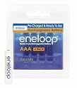 Sanyo Eneloop AAA NiMH Pre-Charged Rechargeable Batteries (4 Pack)