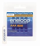 Photo : Sanyo Eneloop 4 Pack AAA NiMH Pre-Charged Rechargeable Batteries