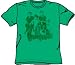 Search : Little Rascals THE GANG Classic Comedy Adult Green T-shirt