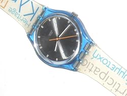 Swatch Idanika Plastic Swiss Quartz Men's Watch