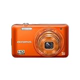 Photography - Olympus VG-160 14MP Digital Camera with 5x Optical Zoom (Orange)