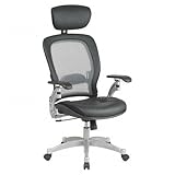 Space Seating Light Office Chair with Leather Seat