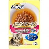 ユニ・チャーム ねこ元気 おいしいスープ 健康に育つ子猫用 40g