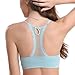 Fashion Beauty Back Lace Wire Free Push Up Padded Sports Yoga Bra