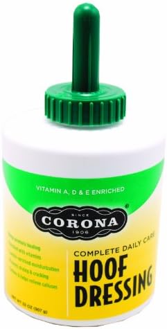 SUMMIT INDUSTRY INCORP 3319/00-9504-5331 CORONA HOOF DRESSING WITH BRUSH 32 OUNCE