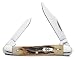 Case Cutlery 519 Case Mini Copperhead Pocket Knife with Stainless Steel Blades, Stag