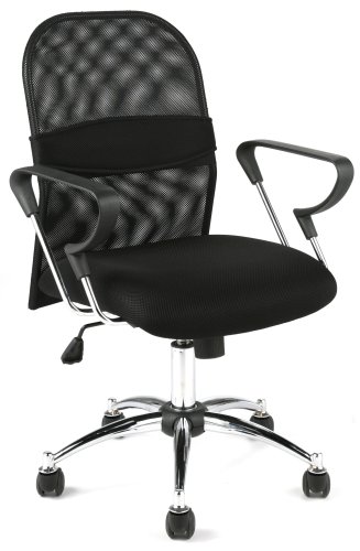 ITALMODERN Marlin Mesh Office Chair, Black