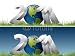 Wallmonkeys Peel and Stick Wall Decals - 2011 Text with Earth Globe - Removable Graphic