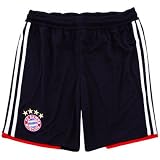 Produkt-Bild: Adidas FC Bayern M&uuml;nchen ChampionsLeague Short Junior 2010-2011 Farbe: anthrazit/wei&szlig;/rot