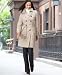 Apparel : London Fog Double-Breasted Trench Coat with Belt