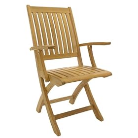 Batavia Teak Folding Armchair from Folding Picnic Tables