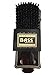 Bass Brushes Classic Men's Club 153 Style: 100% Wild Boar Bristles, Assorted Acrylic Handle Colors