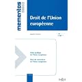 Droit de l'Union europ�enne