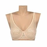 Barely Breezies Embroidered Lace & Mesh Bra w/ Patented Ultimair Lining $37