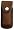 www.blankleder.com - Messer-Etui braunes Leder eingeschnittene G�rtelschlaufe f�r Messer mit 11 cm Heftl�nge