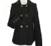 Junior's Hydraulic Double Breast Wool Blend Coat