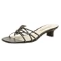 Moda Spana Women's March Sandal,Black Calf,10 M