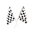 Adorox Plastic Checkered Mini Race Flags Nascar Theme Party Favor Decoration (Black/White (144 Flags)) by Adorox