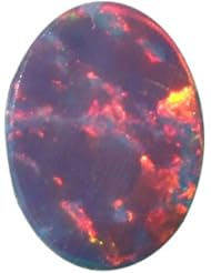 O&G Australia Natural Opal Doublet Gemstone, 6x8mm (0.66cttw)