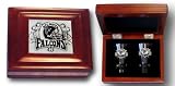 Atlanta Falcons Collectors Gift Box with 2 Flared Shooter Shot Glasses - NFL Football Fan Shop Sports Team Merchandise