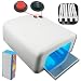 (PMS) 36 Watt UV Gel Nail Lamp Dryer Light Shellac Gelish Timer 36W With 4 x 9W Bulbs+ Nail buffing block Freeshipping (PMS) 36 Watt UV Gel Nail Lamp Dryer Light Shellac Gelish Timer 36W With 4 x 9W Bulbs+ Nail buffing block Freeshipping
