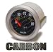 Produkt-Bild: Voltanzeige / Voltmeter Zusatzinstrument 52mm - CARBON