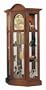 Ridgeway Clock Co. "Richardson II" Grandfather Clock / Curio Cabinet Combo - 9702