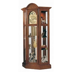 Ridgeway Clock Co. Richardson II Grandfather Clock Curio Combo - 9702 by Ridgeway