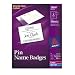 Photo : Pin Style Badge Holders with Inserts, Rigid Side Loading, 3