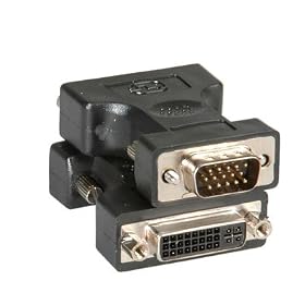 VGA (male) to DVI Monitor (female) Display Adapter, Gold Plated