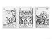 Playing Cards Depicting the Aftermath of Monmouth's Rebellion in 1685 Art Giclee Poster Print by English School, 24x18