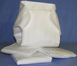NuAngel Prefold Cloth Diaper – Made in USA From Quality USA 100% White Cotton Flannel