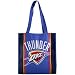 Oklahoma City Thunder Royal Blue Team Stripe Canvas Tote