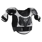 Fox Racing Titan Pee Wee Roost Deflector Youth Medium/Large (ages 5-7) Black/Silver