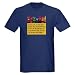 Peaceful Crayons Cute Dark T-Shirt by CafePress