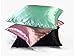 Sweet Dreams Luxury Satin Pillowcase with Zipper, King Size, White (Silky Satin Pillow Case for Hair) By Shop Bedding